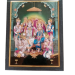 Shree Ram Darbar Photo Frame for Home (8x12) in