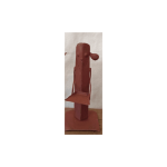 Handcrafted Iron Lady Figurine with Tray – Decorative Metal Art Showpiece |Tribal Art ( Size 7×4 )