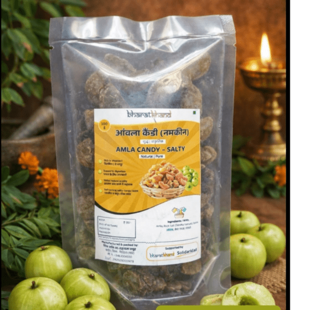 Healthy And Tangy Amla Namkeen Candy (100g)