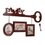 Our Family Collage Plastic Photo Frame (Set of 3, Wall Hanging) (20x10) in