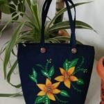 Woman's fasion Hand Painted bag by hand painting