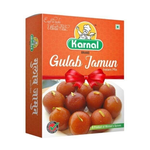 Karnal Brand Gulab Jamun Instant Mix (400g) With Jar