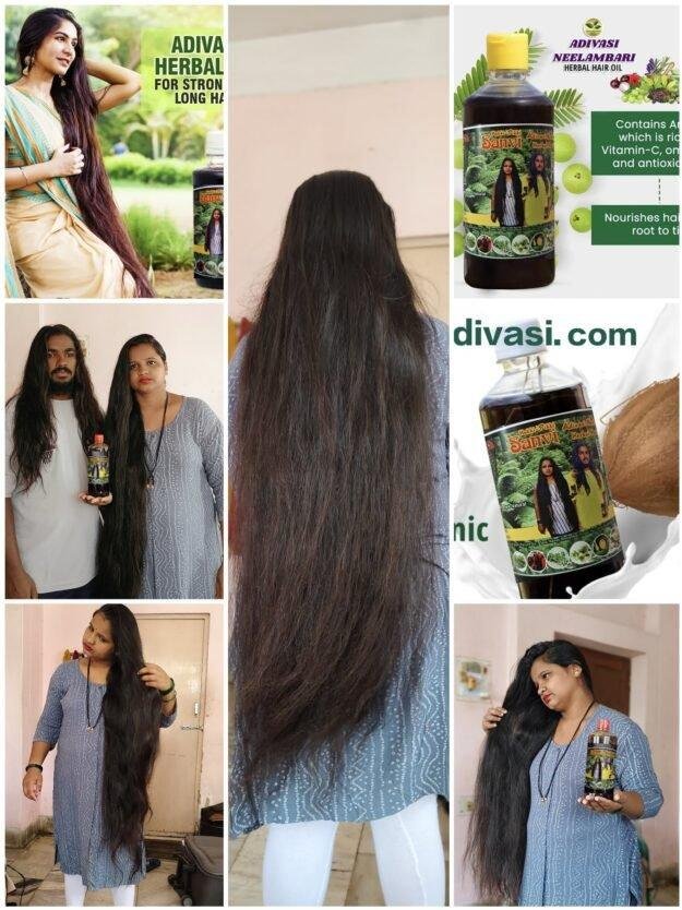 Sanvi Adivasi Hakki Pikki Neelambari Herbal Hair Oil (500ml)