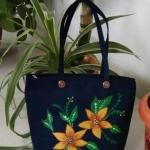 Woman's fasion Hand Painted bag by hand painting