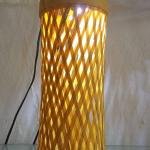 Handcrafted bamboo lamp