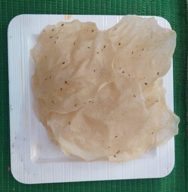 Chawal papad 1 kg ( pack of 80)