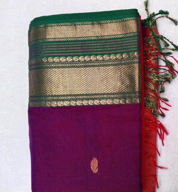 Maheshwari silk cotton saree