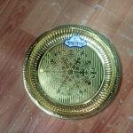 Pooja thali | handcrafted brass thali (size 9")