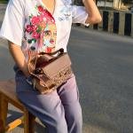Synthetic fabric hand painting shirt
