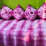 Tie and dye bedsheets with cushion covers