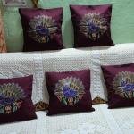 Hand painted cushion cover (pack of 5)