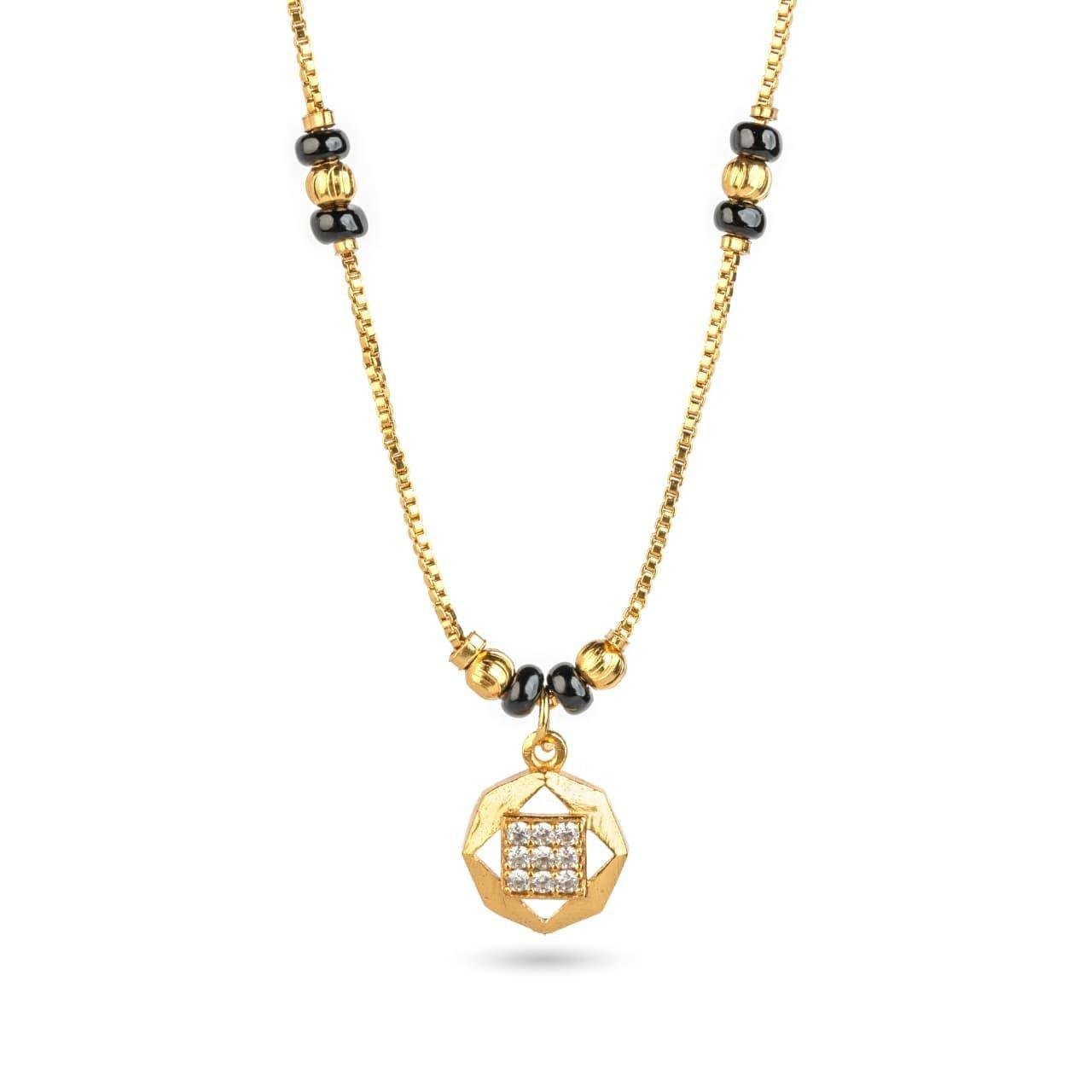 Mangalsutra (1 gram gold plated jewellery)