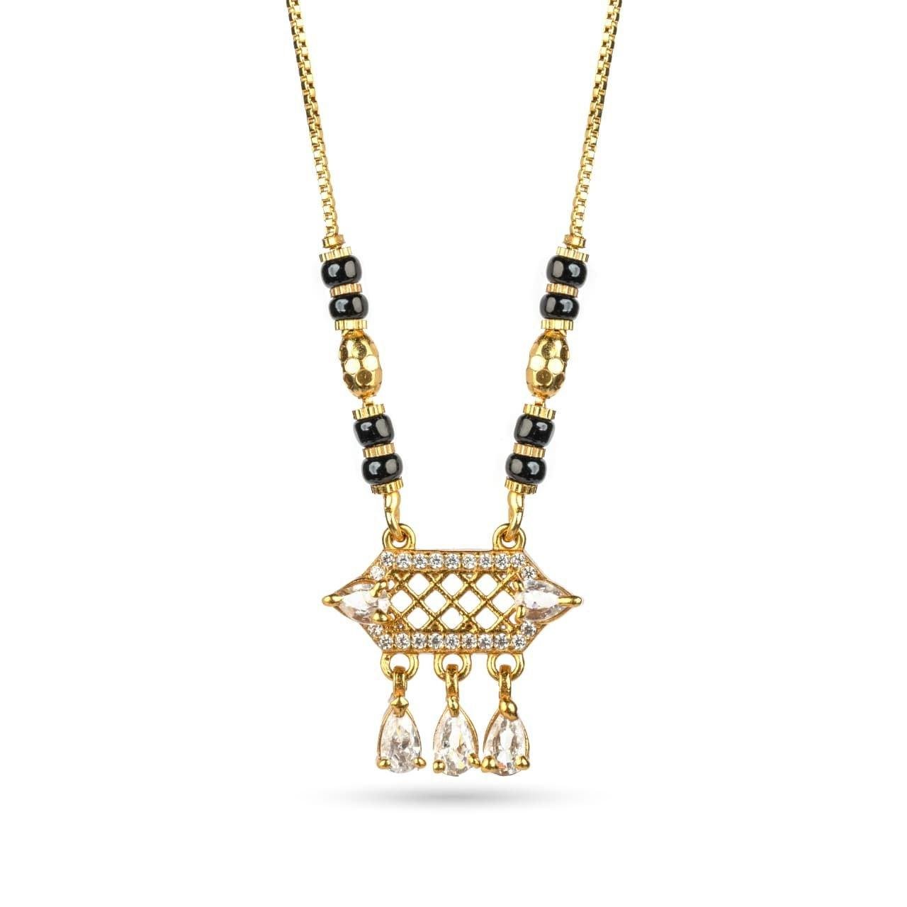Mangalsutra (1 gram gold plated jewellery)