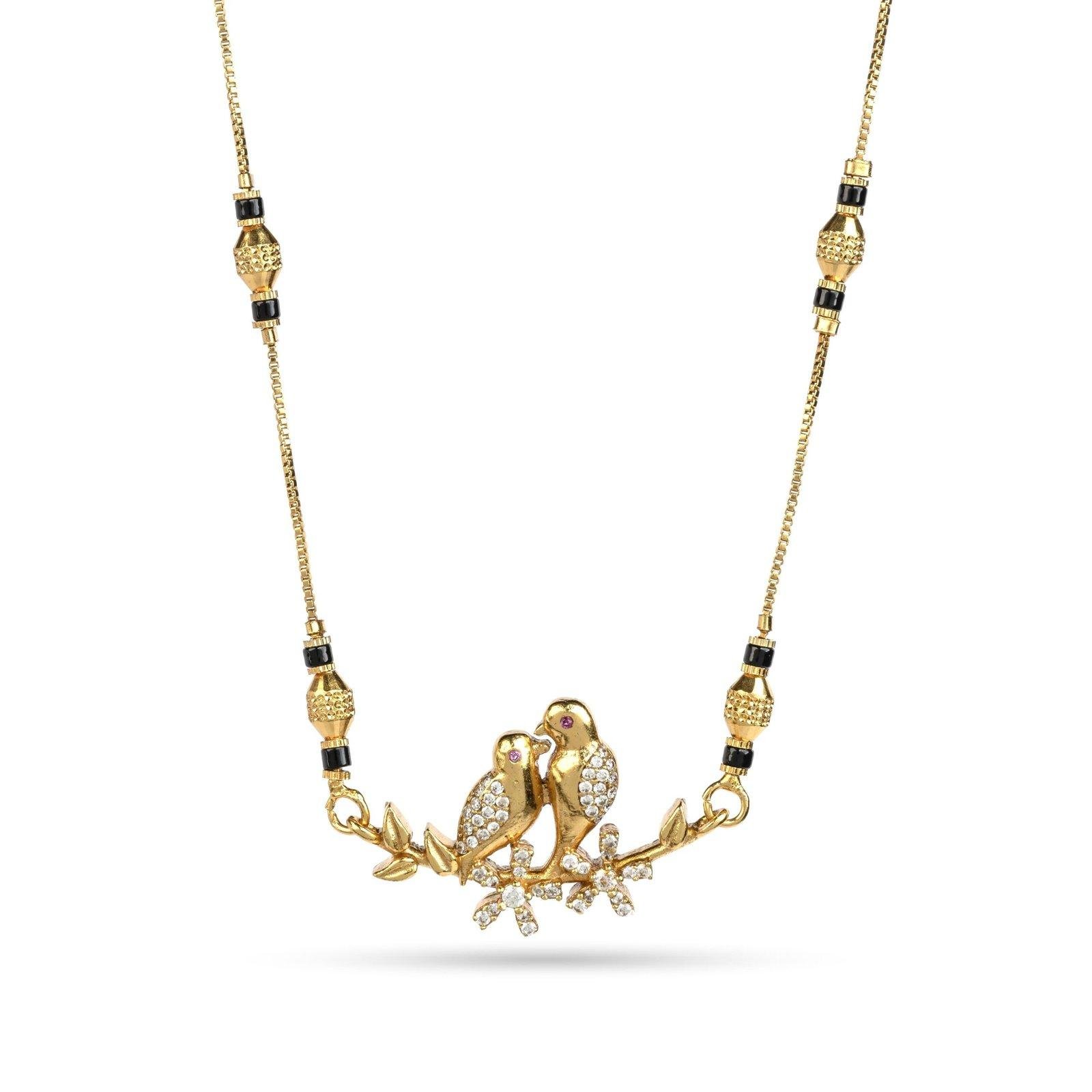 Mangalsutra (1 gram gold plated jewellery)