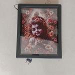 Little kanhaji photo frame with LED light A4 size for pooja ghar