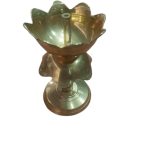 Handcrafted Brass Lotus Diya Stand (size 6")