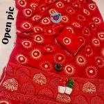 Bandani Print with Gota work Saree