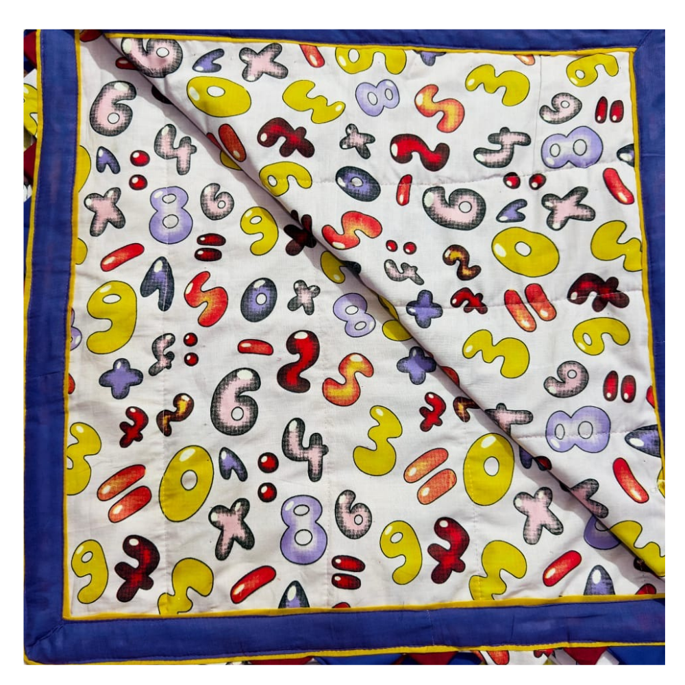 Premium Cotton Baby Bedsheet for Newborn And Kids (40"×40")