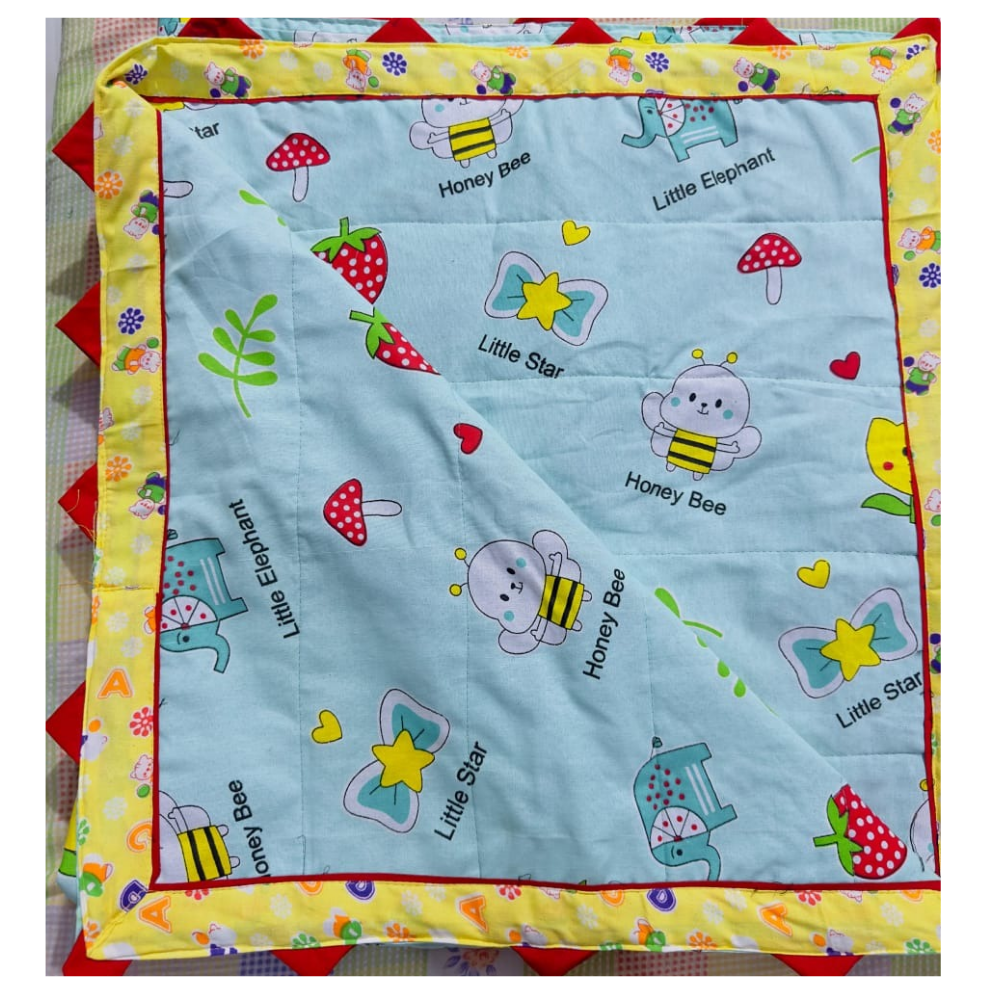 Premium Cotton Baby Bedsheet for Newborn And Kids (40"×40")
