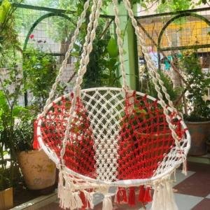 Handmade Macrame Hanging Swing Chair