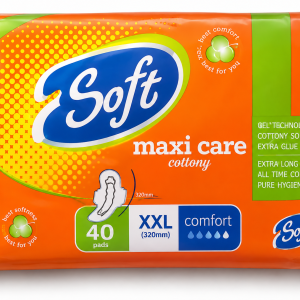 Soft Maxi Care Cottony XXL Sanitary Pads – 40 Pads ( 320 mm )