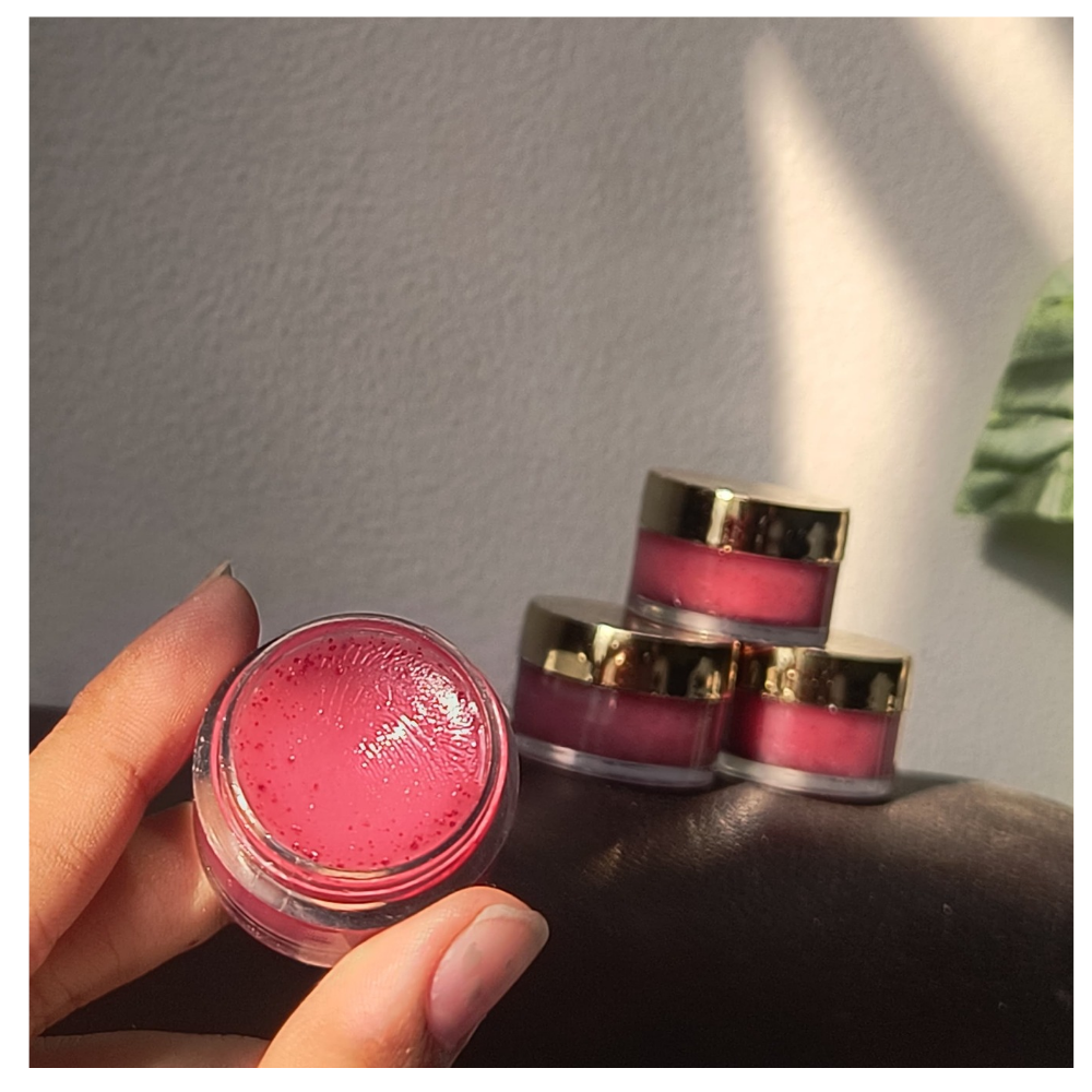 Handmade Natural Lip Balm And Moisturizing Pink Lip Care Balm Organic Lip Butter