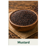 Premium Black Mustard Seeds (1kg)