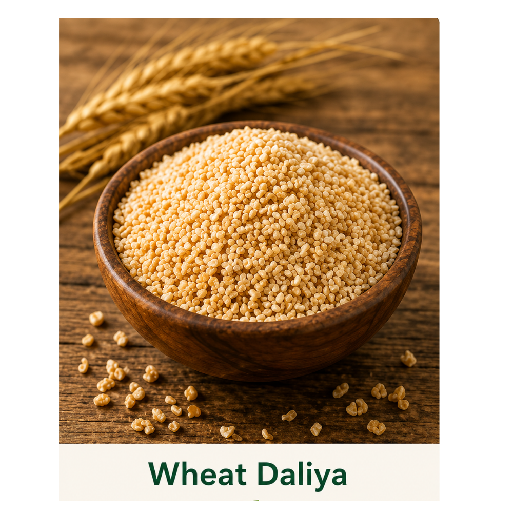 Premium Wheat Daliya (Broken Wheat) (1kg)