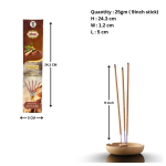 Aushdha Chandan Gomay Premium Incense Sticks And Natural Sandalwood Fragrance Agarbatti