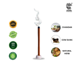 Aushdha Pavitra Handmade Chandan Cow Dung Herbal Dhoop Batti And Natural Eco-Friendly Puja Incense Sticks And Ayurvedic Fragrance