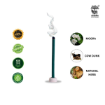 Aushdha Pavitra Handmade Chandan Cow Dung Herbal Dhoop Batti And Natural Eco-Friendly Puja Incense Sticks And Ayurvedic Fragrance