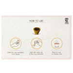 Aushdha Vaidik Cow Dung Havan Cup And Handmade Herbal Puja Cup