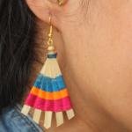 Eco-Friendly Handmade Bamboo Earrings for Women