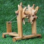 Eco-Friendly Bamboo Spinning Wheel