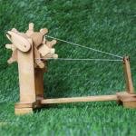 Eco-Friendly Bamboo Spinning Wheel