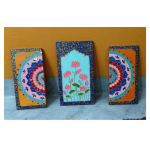 Elegant Hand-Painted Traditional Art Panels